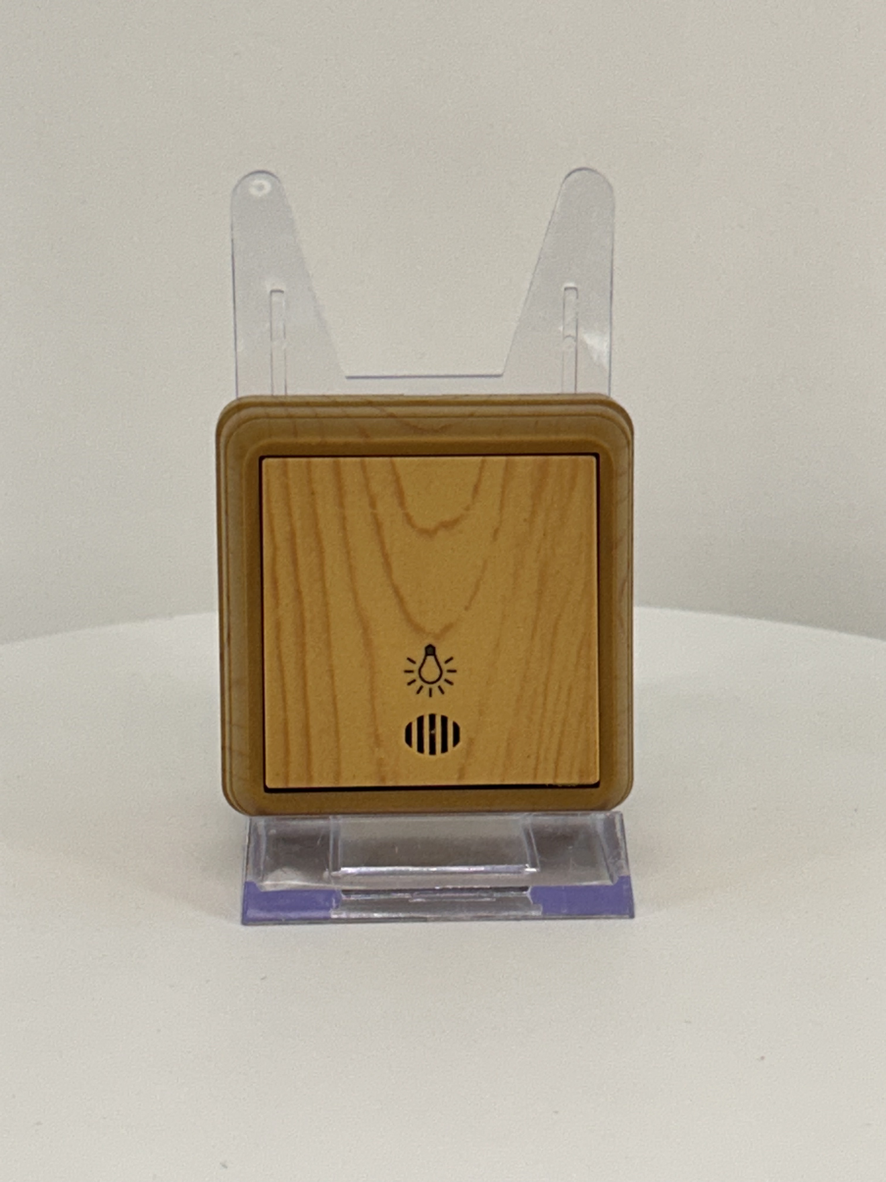 Kontrolltaster Aufputz IP20 in Eiche Holz Optik  - BRON