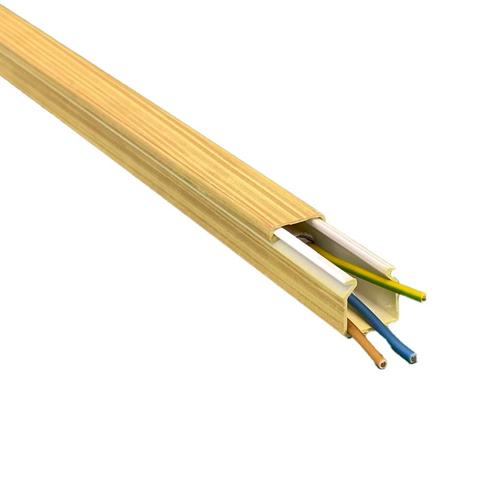 Kabelkanal Buche 15x15 mm Selbstklebend (1m Stück) Kabelkanal Buche 15x15 mm Selbstklebend (1m Stück)