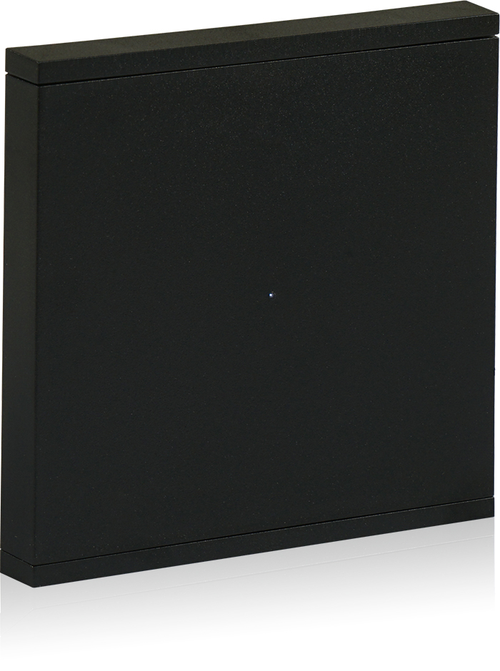 ORIA-Taster-mit-KNX-Busankoppler-1-Taste ORIA Taster mit KNX Busankoppler anthrazit mit 1 Taste und Status LED