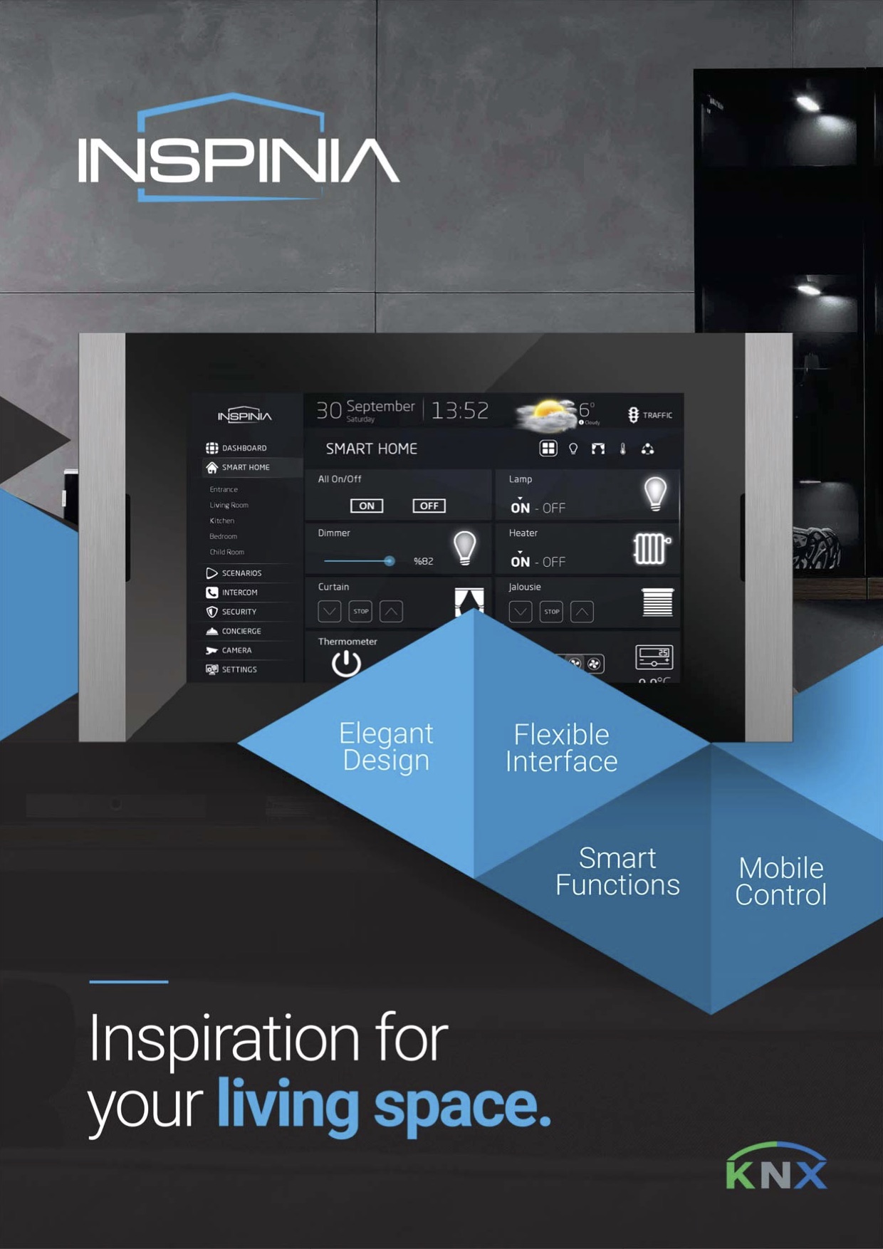 10" INSPINIA Slim KNX