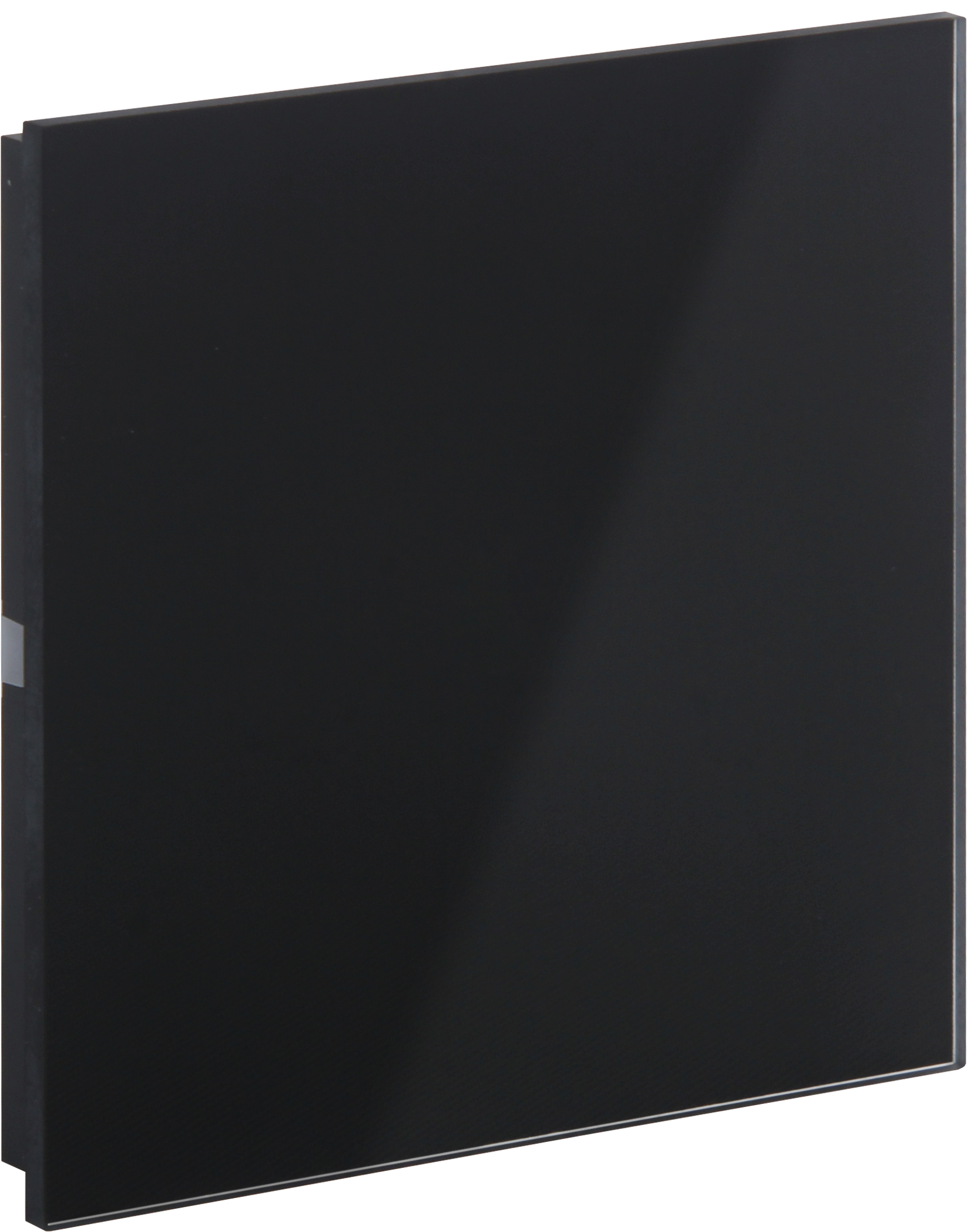 ROSA KNX Glastaster schwarz, Status LED, 1 Taste