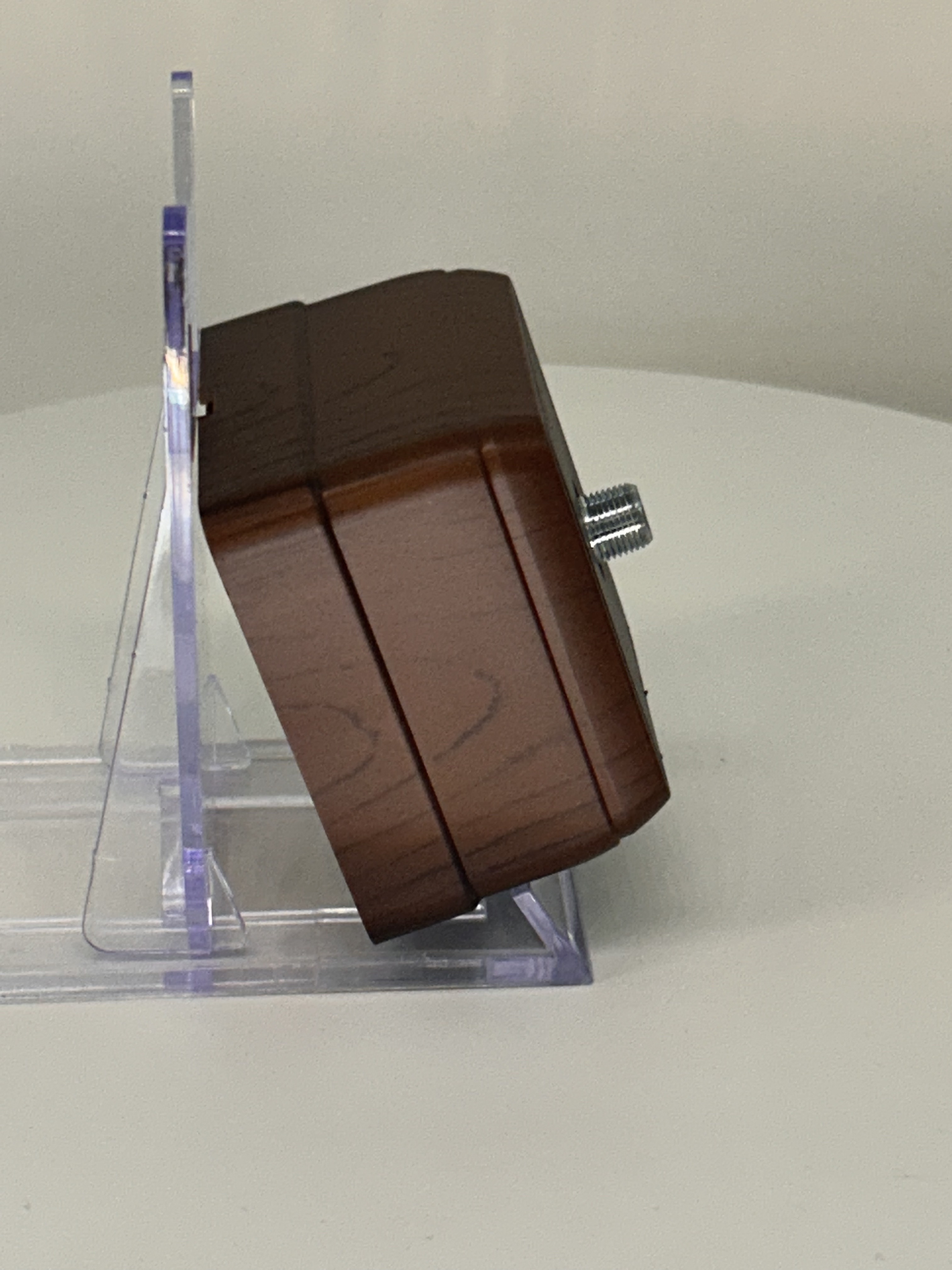 Sat Antennen Enddose aus Holzoptik Walnuss IP20 Aufputz - BRON