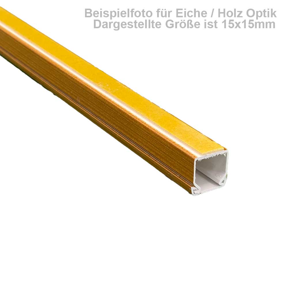 Kabelkanal Selbstklebend Eiche Holzoptik – 1 Meter, 40x40 mm Kabelkanal Selbstklebend Eiche Holzoptik – 1 Meter, 40x40 mm
