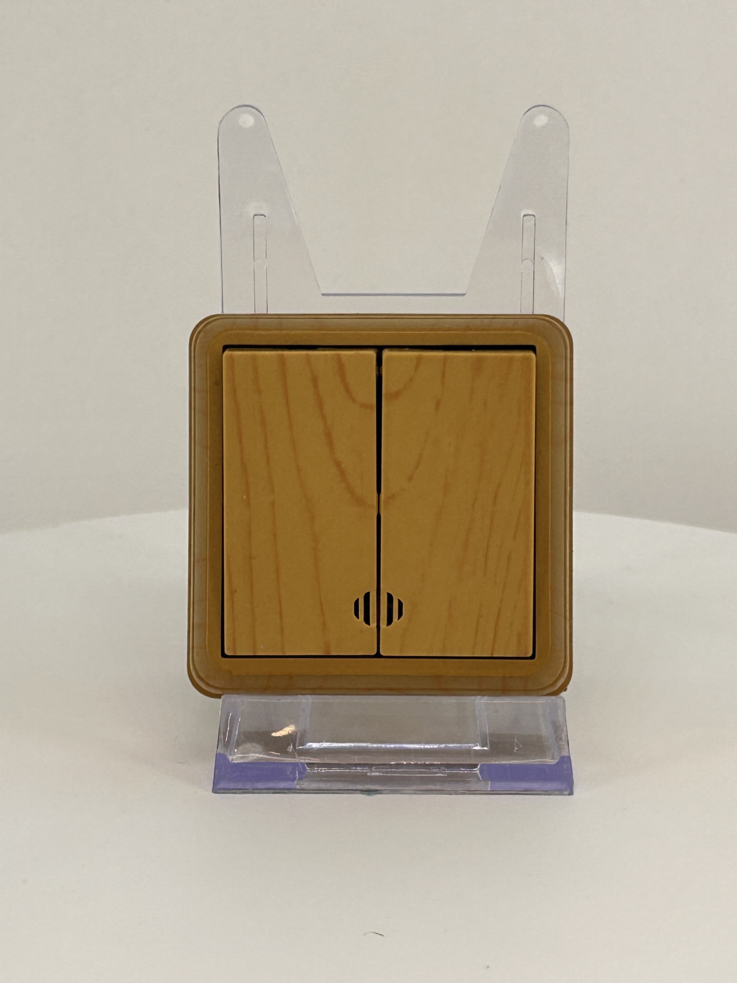 2-Fach Kontrollschalter Aufputz IP20 Eiche Holz Optik - BRON