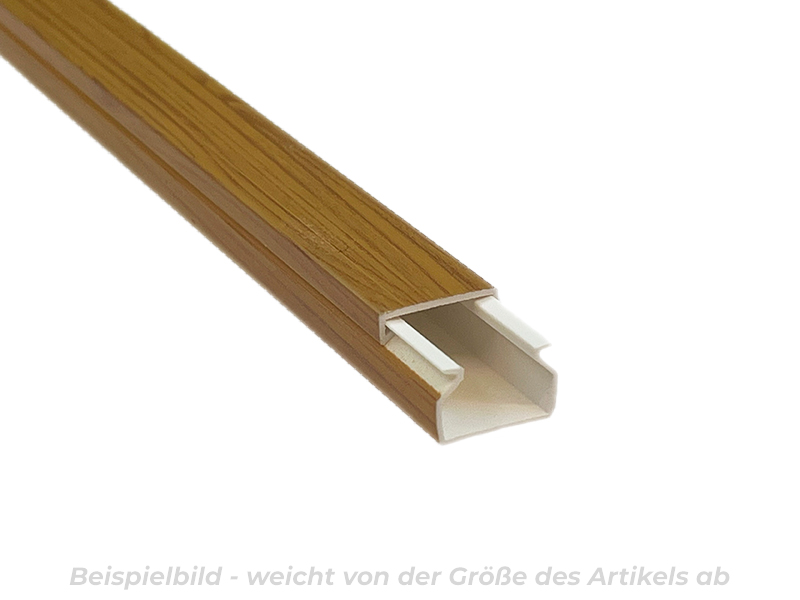 Kabelkanal Selbstklebend Eiche Holzoptik – 1 Meter, 25x15 mm
