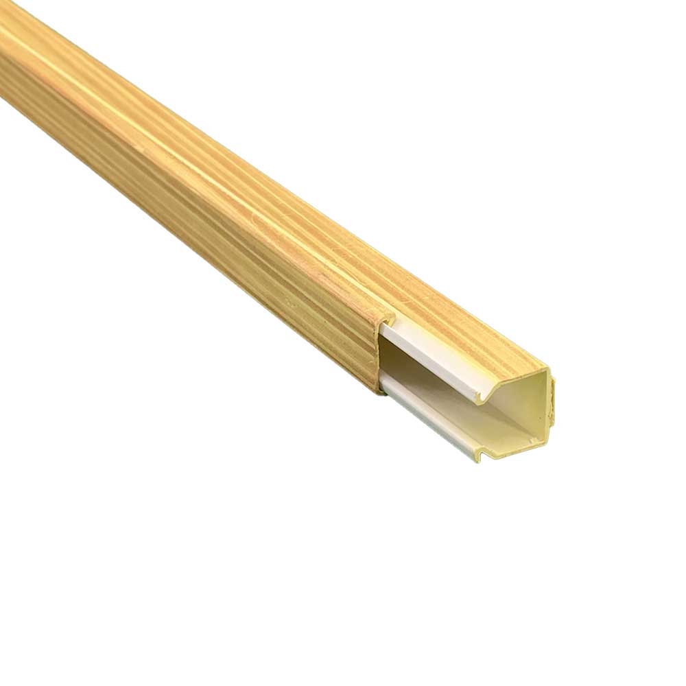 Kabelkanal Buche 15x15 mm Selbstklebend (1m Stück) Kabelkanal Buche 15x15 mm Selbstklebend (1m Stück)