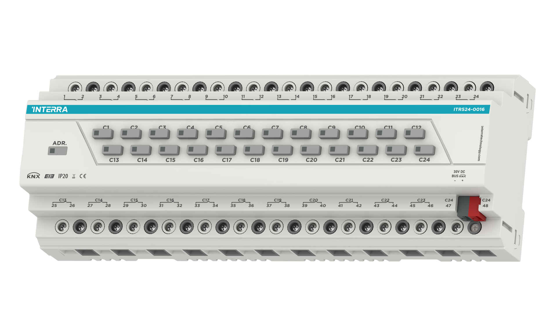 24 fach KNX Aktor / Kombiaktor 24 fach KNX Aktor / Kombiaktor