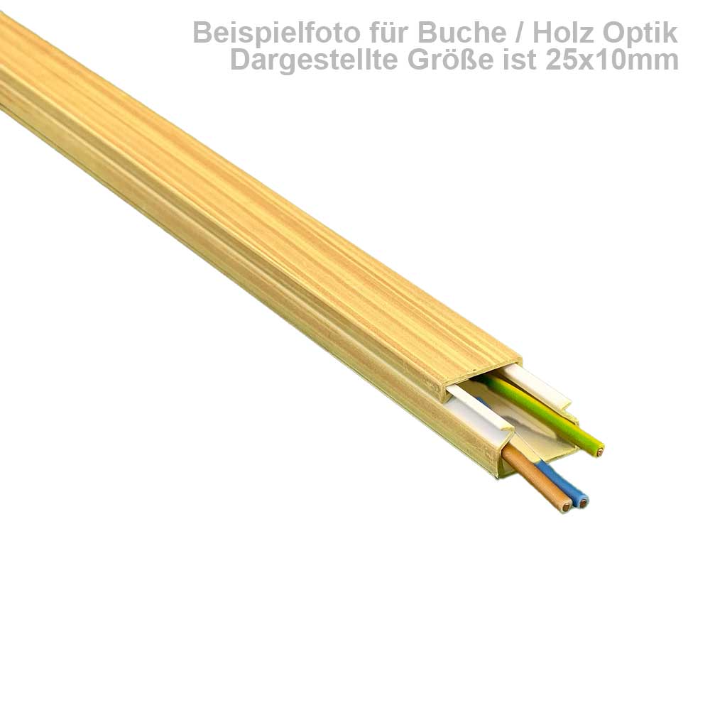Kabelkanal Buche 60x40 mm Schrauben/Bohren (1m Stück) Kabelkanal Buche 60x40 mm Schrauben/Bohren (1m Stück)